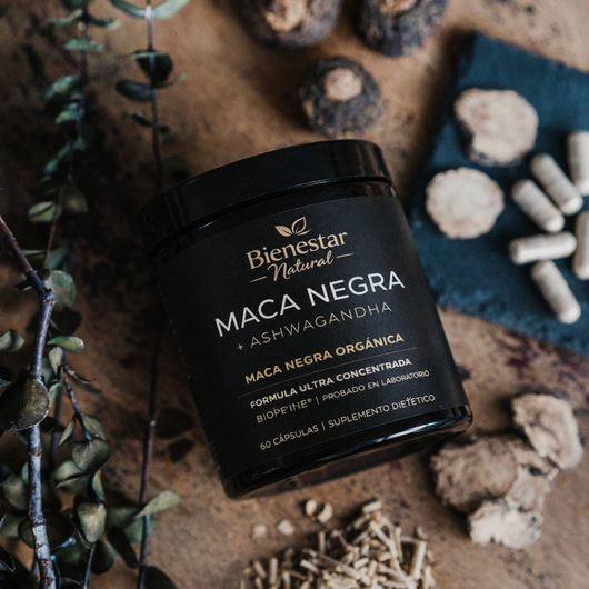 Maca Negra + Ashwagandha: Vitalidad Masculina