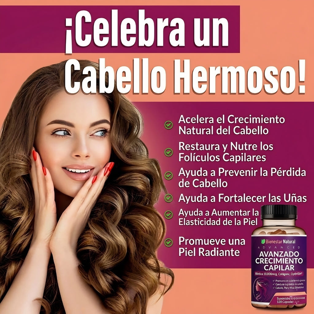 Crecimiento Capilar Avanzado con Biotina