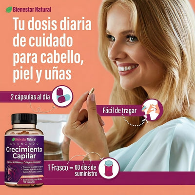 Crecimiento Capilar Avanzado con Biotina
