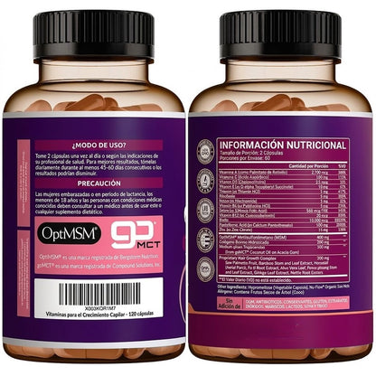 Crecimiento Capilar Avanzado con Biotina