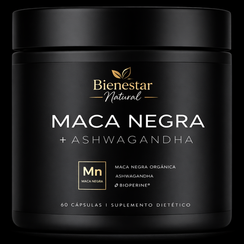 Maca Negra + Ashwagandha: Vitalidad Masculina